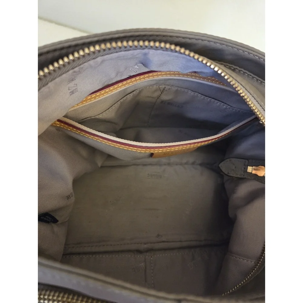 MZ Wallace Taupe Small Nikki Bedford Satchel Tote‎ Hand Bag